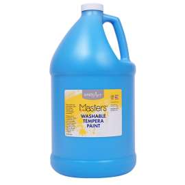 Little Masters Washable Tempera Paint Gallon, Light Blue