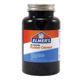 Elmers Rubber Cement, 8 oz w/applicator