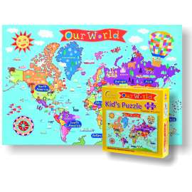 Kid's Jigsaw Puzzle, World