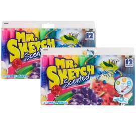 Scented Markers, 12 Per Pack, 2 Packs