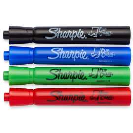 Flip Chart Markers, Assorted Colors, 4 Per Pack, 6 Packs
