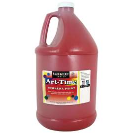 Art-Time Tempera Paint, Red - Gallon