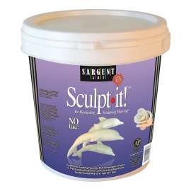 Sculpt it Air-Hardening Sculpting Material, 2 lb., White