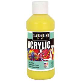 Sargent Art Acrylic Paint, 8 oz., Yellow