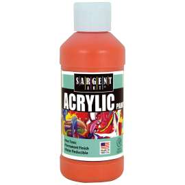 Sargent Art Acrylic Paint, 8 oz., Orange