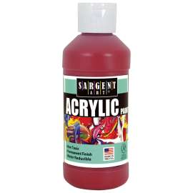 Sargent Art Acrylic Paint, 8 oz., Red