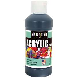 Sargent Art Acrylic Paint, 8 oz., Black