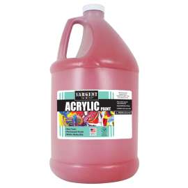 Acrylic Paint, Red, 64 oz. Bottle
