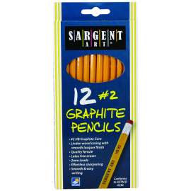 12 Ct. Hb Graphite Pencils/Unsharpened *New