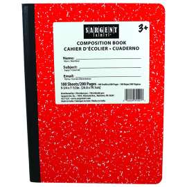 Composition book 100 Sheets Red