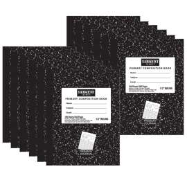 Hard Cover Composition Book, Primary Ruled, 7.5" x 9.75", 100 sheets