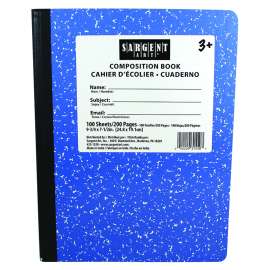 Composition book 100 Sheets Blue