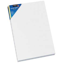 100% Cotton Stretched Canvas, 12" x 16", Pack of 3