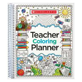 Scholastic SC-809292 Teacher Coloring Planner