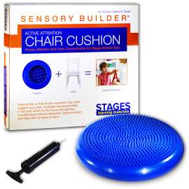 Sensory Builder Active Attention Chair Cushion, Blue