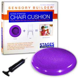 Sensory Builder Active Attention Chair Cushion, Purple
