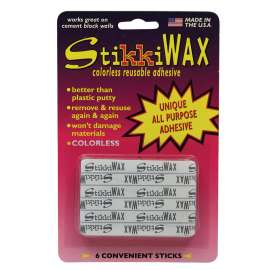 StikkiWAX, 6 Sticks Per Pack, 6 Packs