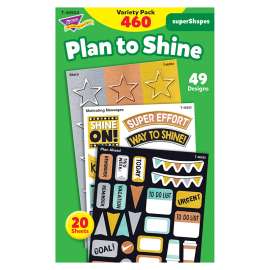 I love Metal Plan to Shine superShapes Stickers - Large, 460 Count