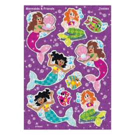 Mermaids & Friends Sparkle Stickers, 18 Count