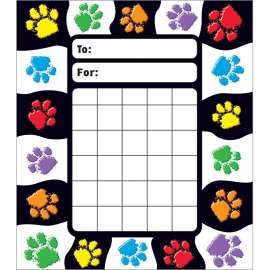Paw Prints Incentive Pad, 36 sheets