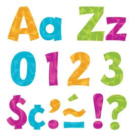 Paint Strokes 4" Playful Combo Ready Letters