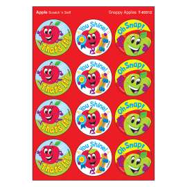 Snappy Apples/Apple Stinky Stickers, 48 Count