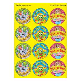 It's a Party!/Vanilla Stinky Stickers, 48 Count
