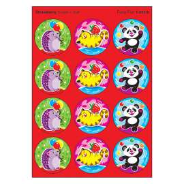 Furry Fun/Strawberry Stinky Stickers, 48 Count