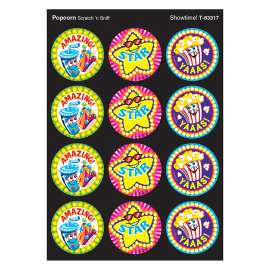Showtime!/Popcorn Stinky Stickers, 48 Count