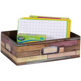 Reclaimed Wood Storage Bin