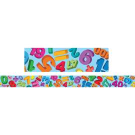 Math Straight Border Trim, 3" x 35", 12/pkg