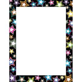 Fancy Stars Computer Paper