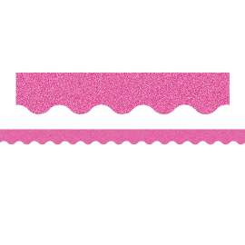 Pink Glitz Scalloped Border Trim