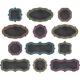 Clingy Thingies Accents, Chalkboard Brights