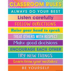 Colorful Vibes Rules Chart