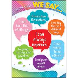 Colorful Vibes In Our Class, We Say... Poster