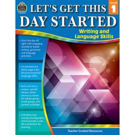 Lets Get This Day Started: Writing and Language Skills Grade 1