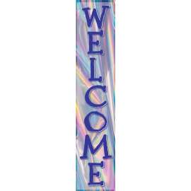 Iridescent Welcome Banner