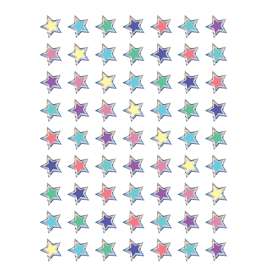 Iridescent Colorful Stars Mini Stickers