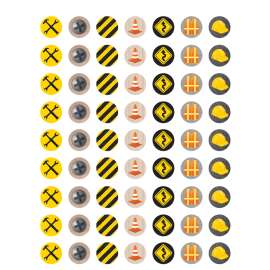 Under Construction Mini Stickers