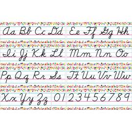 Colorful Vibes Cursive Writing Bulletin Board Set