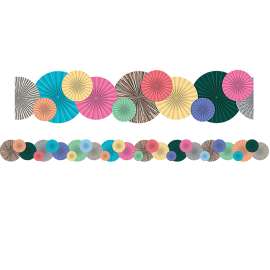 Home Sweet Classroom Fans Die-Cut Border Trim