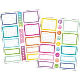 Colorful Labels Planner Stickers