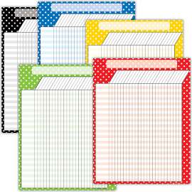 Polka Dot Charts Set (5 charts)