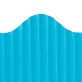 Corrugated Border Brite Blue