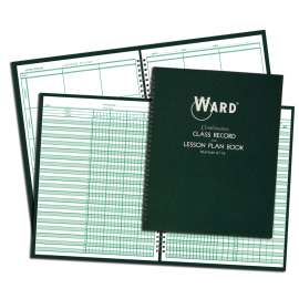 Combination Class Record (6-7 Week Grading Periods) & Lesson Plan (6 Periods) Book