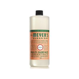 Mrs. Meyer's Clean Day 13440 Cleaner Concentrate, 32 oz Bottle, Liquid, Geranium