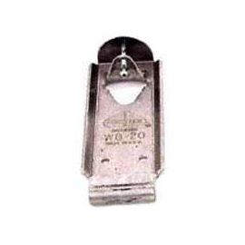FORTEX-FORTIFLEX WB-20 Wall Bracket, Pole/Wall Mounting, Aluminum, For FB-120 and FB-124 Flat Back Buckets
