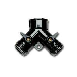 Raindrip R616CT Y-Connector, 3/4 x 3/4 in, Female x Male, Plastic