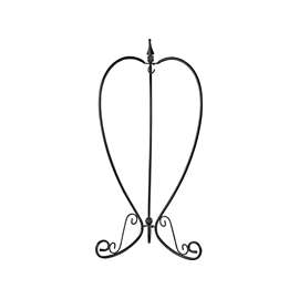 Landscapers Select JY-06 Hanging Planter, 37.3 in OAW, 9.3 in OAD, 22-1/2 in OAH, Steel, Black, Powder-Coated